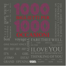 1000 BIGLIETTI PER 1000 OCCASIONI - OUTLET