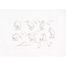 KIWI - SCHIZZI - ORIGINAL DRAWING