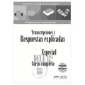 ESPECIAL DELE B2 CURSO COMPLETO - TRANSCRIPCIONES Y RESPUESTAS EXPLICADAS